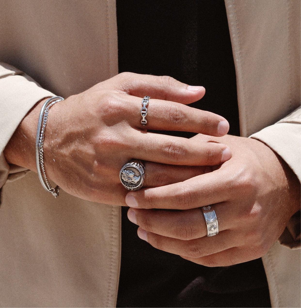 Brazalete Bahamas Silver - nomada.mxj