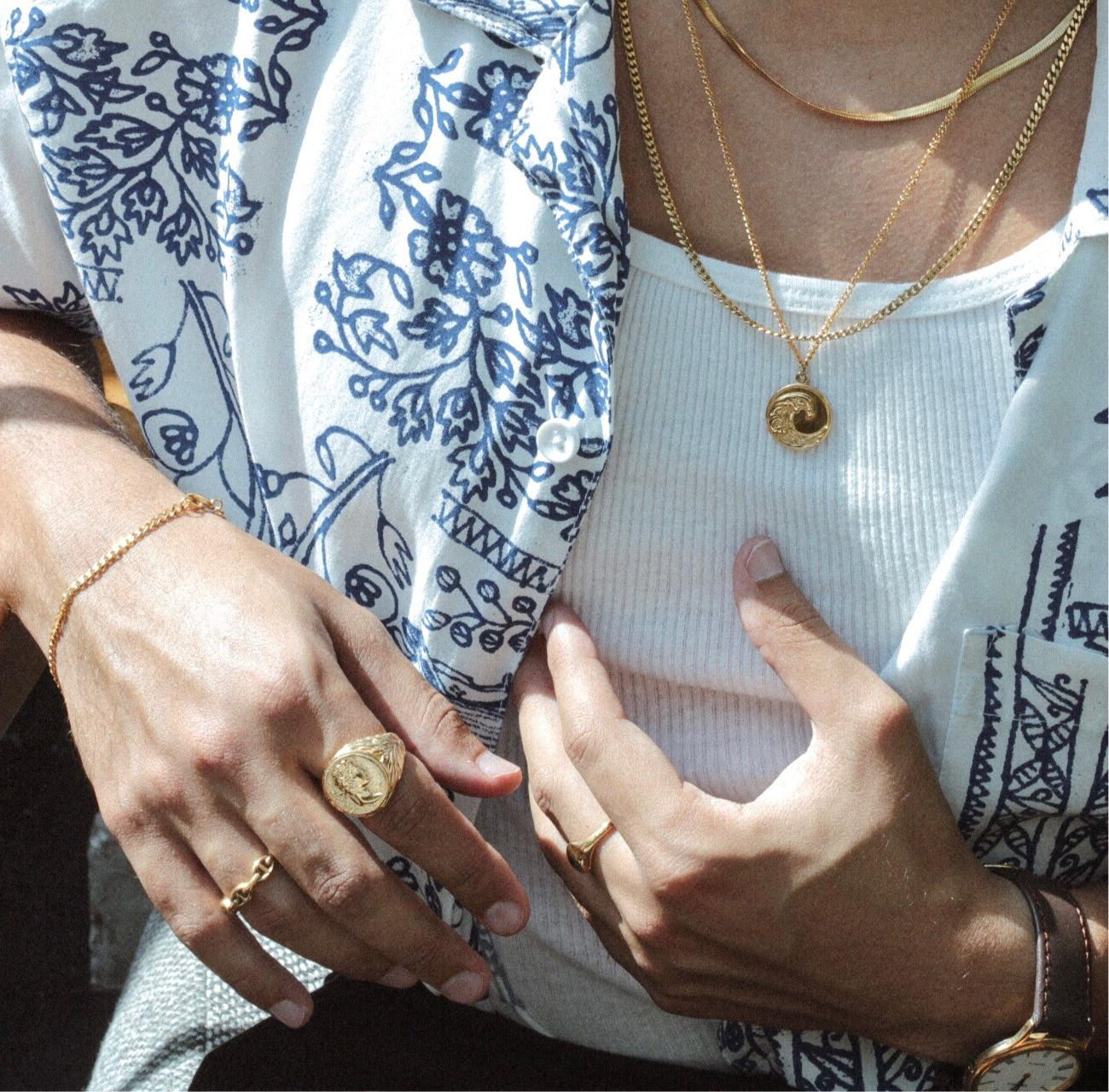 Anillo Santorini Gold - nomada.mxj