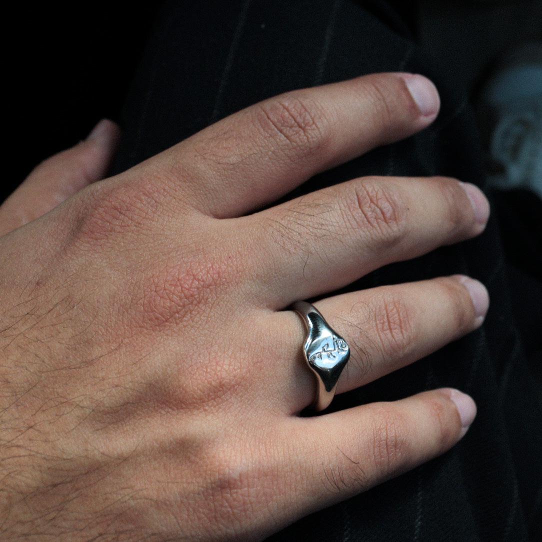 Anillo Roma Silver - nomada.mxj