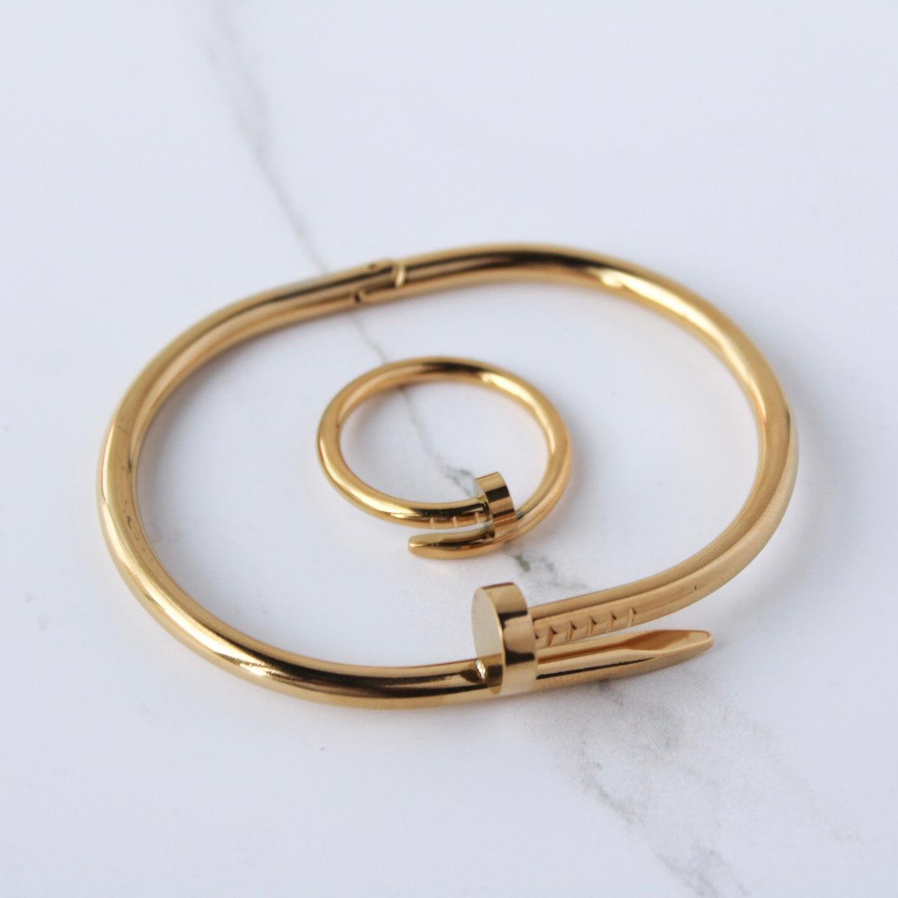 Anillo Brooklyn Gold - nomada.mxj