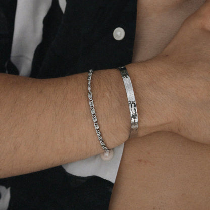 Brazalete Monaco Silver