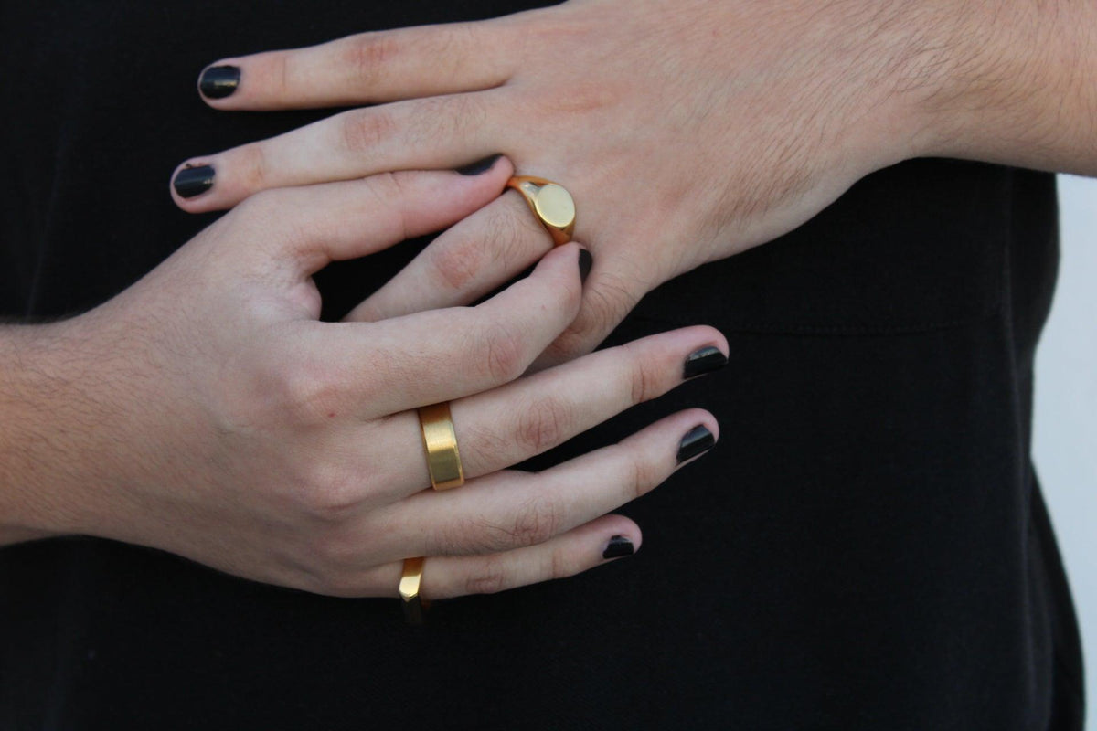 Anillo Seúl Gold - nomada.mxj