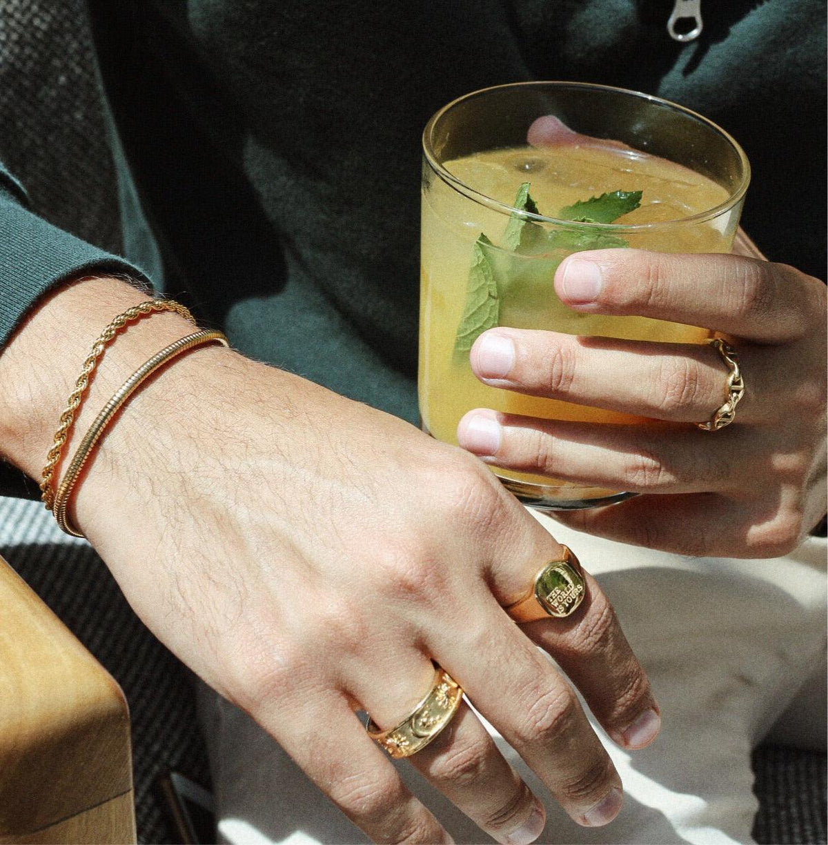Brazalete Fiyi Gold - nomada.mxj